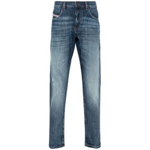 Diesel, Slim-fit Jeans Blauw, Heren, Maat:W30