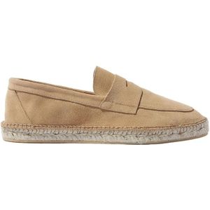 Scarosso, Diego Suede Espadrilles Beige, Heren, Maat:43 EU