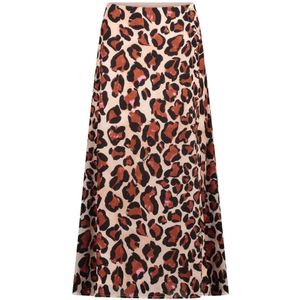 Fabienne Chapot, Rokken, Dames, Bruin, M, Leopard Print Maxi Skirt