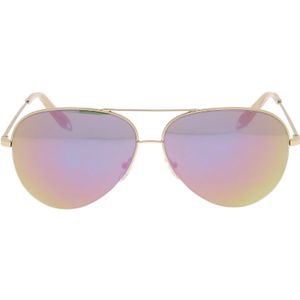 Victoria Beckham, Stijlvolle zonnebril voor modieuze vrouwen Roze, Dames, Maat:ONE Size