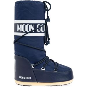 Moon Boot, Schoenen, Dames, Blauw, 39 EU, Nylon, Sneeuwlaarzen Icon Nylon