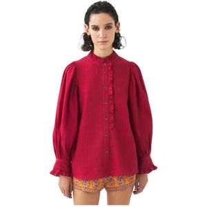 Antik Batik, Blouses & Shirts, Dames, Rood, M, Katoen, Katoenen blouse Avon