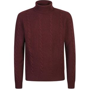 Corneliani, Truien, Heren, Rood, 3Xl, Bordeaux Sweatshirt Aw 24