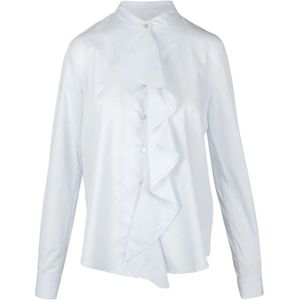 Alessia Santi, Blouses & Shirts, Dames, Wit, S, Stijlvol Overhemd