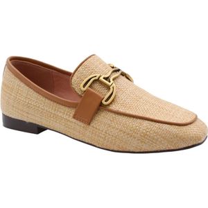 Bibi Lou, Schoenen, Dames, Beige, 41 EU, Stijlvolle Muscat Loafers voor Vrouwen