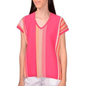 Paolo Fiorillo Capri, T-Shirts Roze, Dames, Maat:M