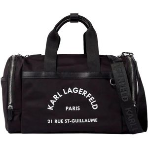 Karl Lagerfeld, Tassen, Dames, Zwart, ONE Size, Weekend Bag