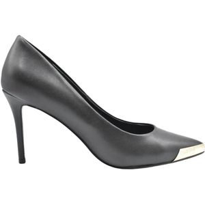 Versace, Schoenen, Dames, Zwart, 39 EU, Zwarte platte schoenen