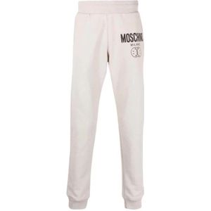 Moschino, Double Smiley® World Joggingbroek Grijs, Heren, Maat:M