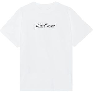 Soulland, Tops, unisex, Wit, S/M, Katoen, Skater Print T-shirt