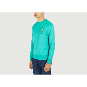 Jagvi. Rive Gauche, Sweatshirts & Hoodies, Heren, Groen, M, Katoen, Blauwe Earth Biologisch Katoenen Sweatshirt