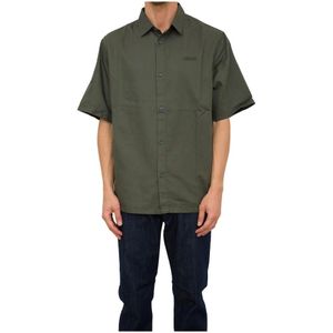 Armani Exchange, Overhemden, Heren, Groen, L, Katoen, Groene Overhemd