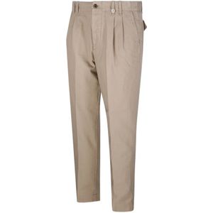 Myths, Broeken, Heren, Beige, S, Katoen, Sabbia Long Pant