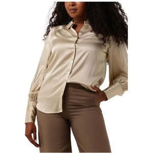 Dea Kudibal, Blouses & Shirts, Dames, Beige, XL, Elegante Beige Blouse Cadence