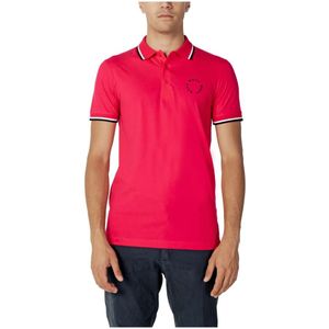 Boss, Heren Polo Shirt voor lente/zomer Rood, Heren, Maat:M