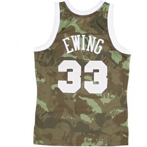 Mitchell & Ness, Sport, Heren, Veelkleurig, L, Polyester, NBA Ghost Green Camo Tank Top