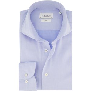 Profuomo, Overhemden, Heren, Blauw, 5Xl, Katoen, Zakelijk Overhemd Lichtblauw Cutaway Kraag