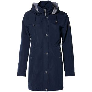 Danwear, Jassen, Dames, Blauw, 6Xl, Polyester, Stijlvolle Waterdichte Winterjas Navy