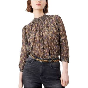 Sessun, Blouses & Shirts, Dames, Bruin, S, Polyester, Maak een lijst van blouse