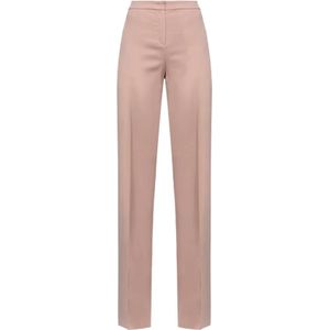 Pinko, Broeken, Dames, Roze, L, Slim-fit Broeken