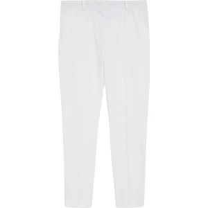 Max Mara Studio, Slim-fit Broeken Wit, Dames, Maat:L