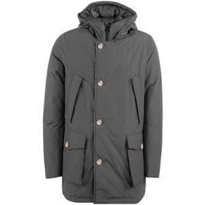 Woolrich, Arctic Parka Grijs Herenjas Grijs, Heren, Maat:S