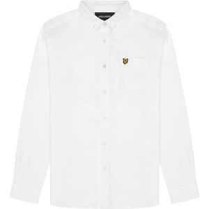 Lyle & Scott, Overhemden, Heren, Wit, 5Xl, Lichtgewicht Oxford Overhemd