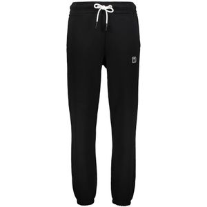 Palm Angels, Broeken, Heren, Zwart, XL, Katoen, Katoenen Track-Pants met Elastische Tailleband