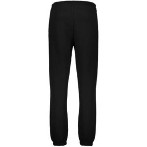 Palm Angels, Broeken, Heren, Zwart, XL, Katoen, Katoenen Track-Pants met Elastische Tailleband