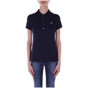 Lacoste, Polo Shirts Blauw, Dames, Maat:M