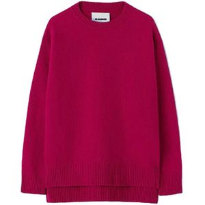 Jil Sander, Lange Mouw Pullover Roze, Heren, Maat:M