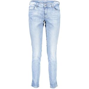 Guess, Jeans, Dames, Blauw, W29 L30, Katoen, Blauwe Skinny Katoenen Jeans