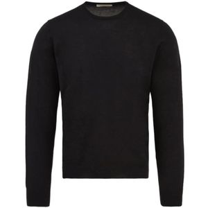 Filippo De Laurentiis, Sweatshirts & Hoodies, Heren, Zwart, M, Zwarte Unisex Sweaters