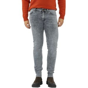 PT Torino, Jeans, Heren, Grijs, W34, Denim, Slim-fit jeans