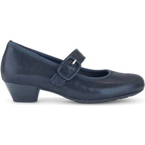 Gabor, Schoenen, Dames, Blauw, 42 EU, Leer, Klassieke elegante leren pumps