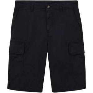 Eden Park, Multipocket Katoenen Bermuda Shorts Blauw, Heren, Maat:W36