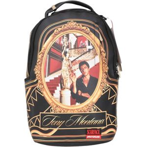 Sprayground, Scarface Rugzak Zwart Multicolor Veelkleurig, unisex, Maat:ONE Size