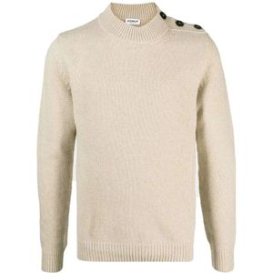 Dondup, Truien, Heren, Beige, L, Stijlvolle Coltrui