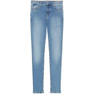 Marc O'Polo, Jeans, Dames, Blauw, W30 L34, Katoen, Jeans model KAJ skinny high waist