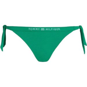 Tommy Hilfiger, Badkleding, Dames, Groen, XS, Stijlvol Bikini Onderstuk