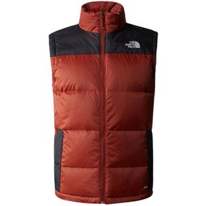 The North Face, Jassen, Heren, Rood, XL, Nylon, Heren Bruin/Zwart Mouwloos Jack