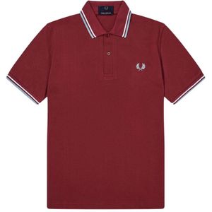 Fred Perry, Polo Shirts Rood, Heren, Maat:S