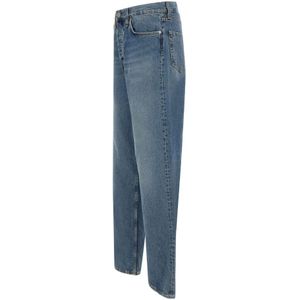 Sunflower, Jeans, Heren, Blauw, W31 L32, Bloemen Jeans