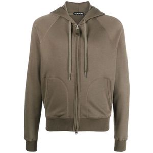 Tom Ford, Sweatshirts & Hoodies, Heren, Groen, M, Groene Aw 23 Heren Hoodie