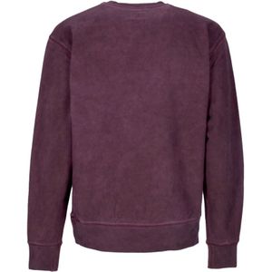 Huf, Sweatshirts & Hoodies, Heren, Rood, S, Katoen, Galaxies Faded Crewneck Sweatshirt Wine