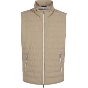 Brunello Cucinelli, Jassen, Heren, Beige, L, Nylon, Gewatteerd Donsvest