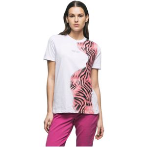 Gaëlle Paris, Tops, Dames, Wit, S, Korte Mouw T-shirt