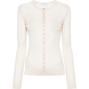 Lemaire, Seamless Rib Top met But Wit, Dames, Maat:S