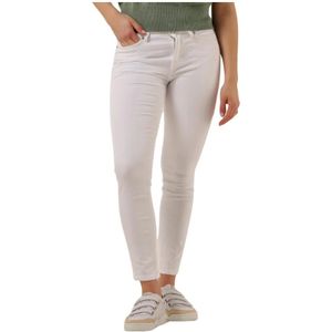 Drykorn, Jeans, Dames, Wit, W31, Katoen, Witte Skinny Jeans voor Dames