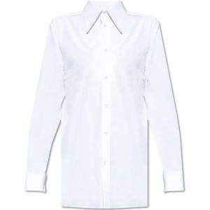 Maison Margiela, Katoenen shirt Wit, Heren, Maat:M